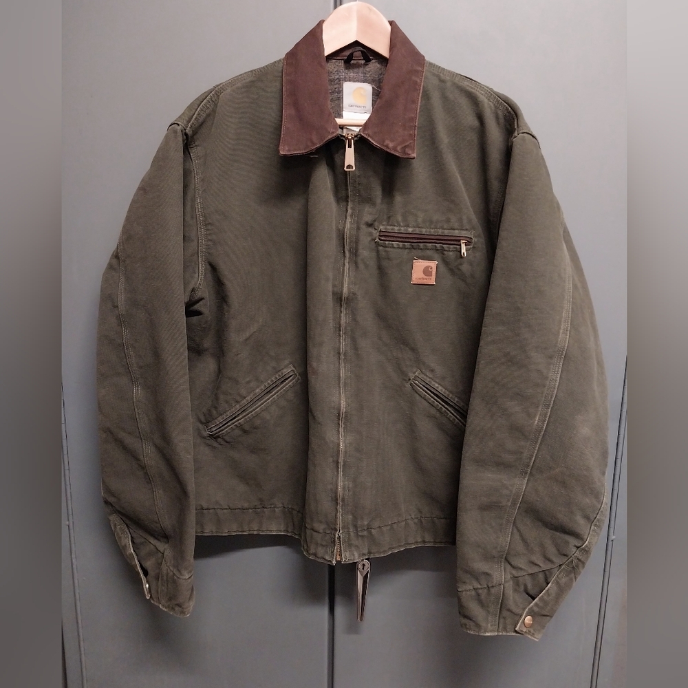 Carhartt Vtg. Detriot J97 MOS 90's Jacket Blanket Lined Size Large